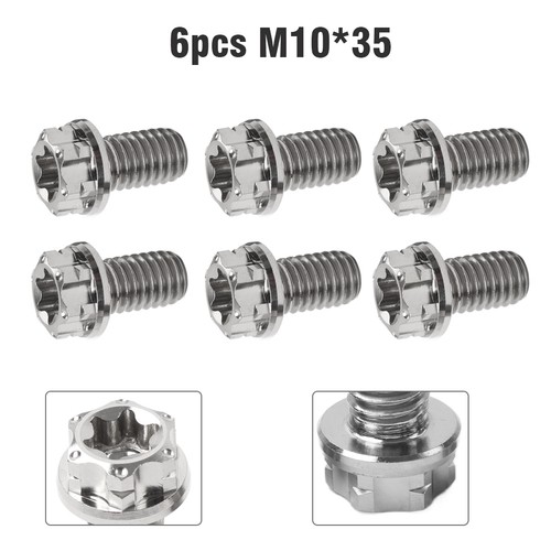 6pz bulloni viti flangia testa - 6pz,